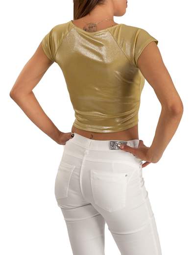 CARMEN UNICA Top corto super aderente M1482T231