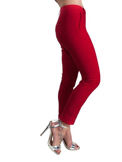 CARMEN UNICA Pantaloni dritti vita regular P424T3