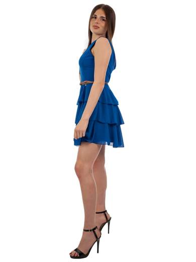 VESTITO RAGAZZA ESTIVO CON BALZE