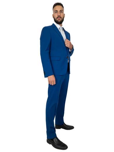 Abito cerimonia uomo giovanile elegante per matrimonio slim fit Drop 8