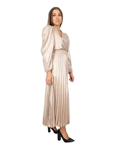 SO ALLURE Abito Lungo Elegante Da Sera Online Manica Lunga A Sbuffo