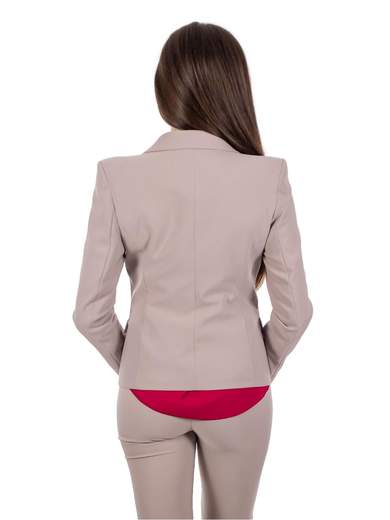 RINASCIMENTO Blazer Donna Giacca Elegante Corta Doppiopetto Rinascimento
