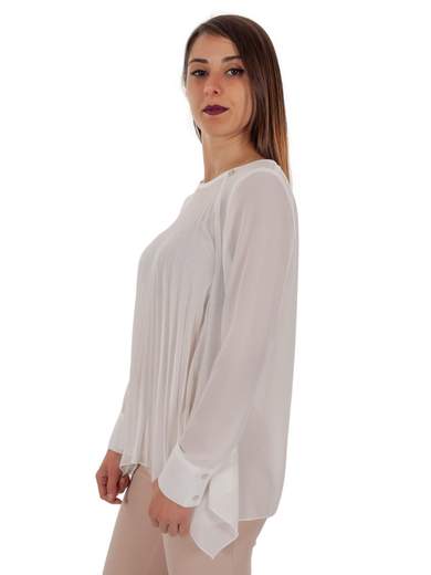 Elegant pleated women’s blouse Rinascimento
