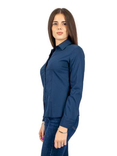STRABELLO Camicia Donna O Camicetta A Manica Lunga Con Chiusura Bottoni