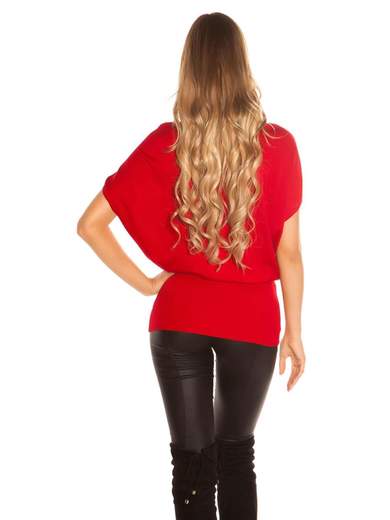 Maglia lunga con fiocco cucito a mano – Eleganza e comfort quotidiano