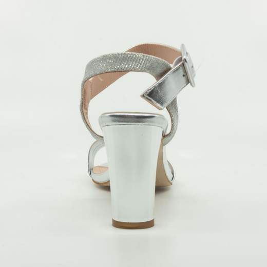 SANDALI ARGENTO CERIMONIA