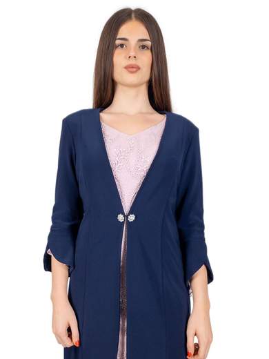 Frank Lyman Spolverino Elegante Da Cerimonia Donna Maniche Tre Quarti