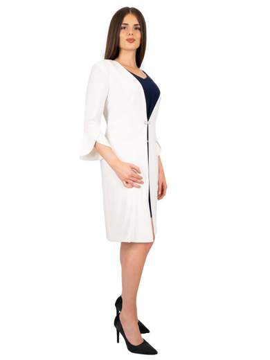 Frank Lyman Spolverino Elegante Da Cerimonia Donna Maniche Tre Quarti