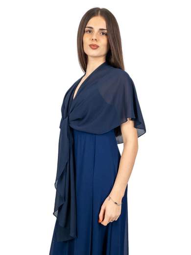 STRABELLO CERIMONIA Stola Cerimonia A Scialle Elegante In Georgette