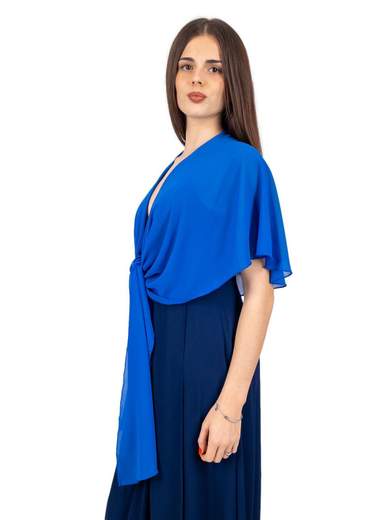 STRABELLO CERIMONIA Stola Cerimonia A Scialle Elegante In Georgette