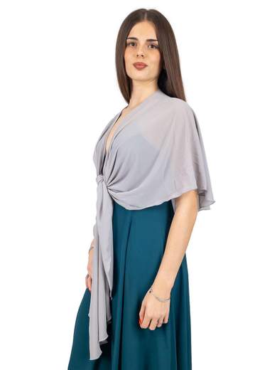 STRABELLO CERIMONIA Stola Cerimonia A Scialle Elegante In Georgette