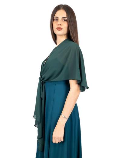 STRABELLO CERIMONIA Stola Cerimonia A Scialle Elegante In Georgette