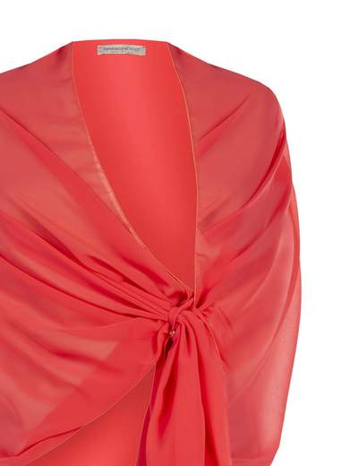 RINASCIMENTO Stola Elegante in Georgette per Cerimonia Made in Italy