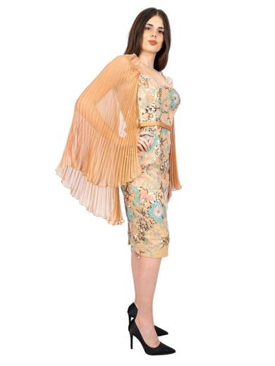 Tubino cerimonia paillettes elegante corto donna
