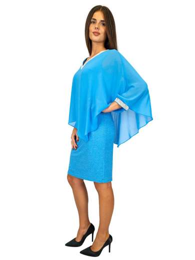 Frank Lyman Vestito Elegante Donna Corto Abito A Tubino Da Cerimonia