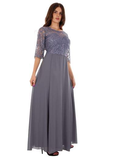 STRABELLO CERIMONIA Abito Da Cerimonia Lungo Stile Impero Mamma Sposa O Sposo