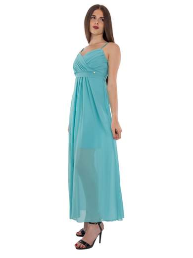 KITANA Abito Da Cerimonia Stile Impero Lungo Donna Elegante Curvy