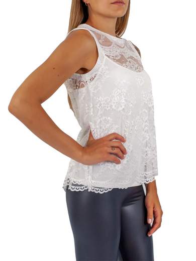 CARMEN Top in pizzo ROMA