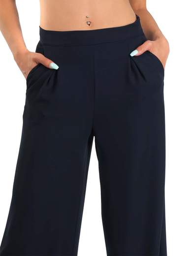 CARMEN Pantaloni palazzo ZIRCONE