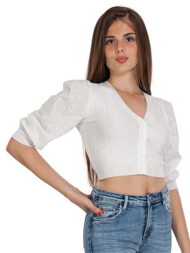 RINASCIMENTO Cardigan Corto Elegante Donna Estivo Leggero Rinascimento