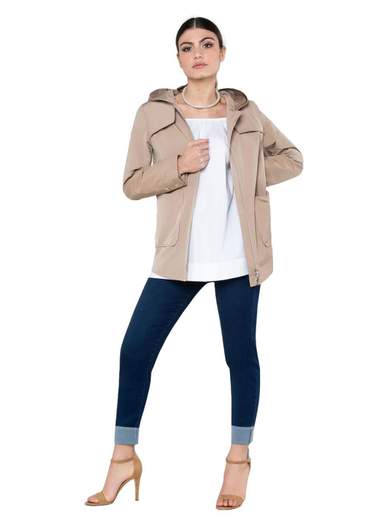 Emanuela Costa Jeans capri fondo con strass EC6226