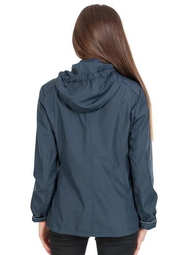 Giacca Donna Primavera Estiva Cappuccio Removibile Zip E Clip