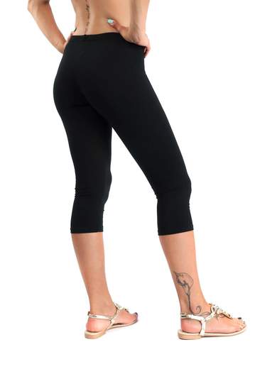 Leggings Capri Estivi Donna in Cotone Elasticizzato