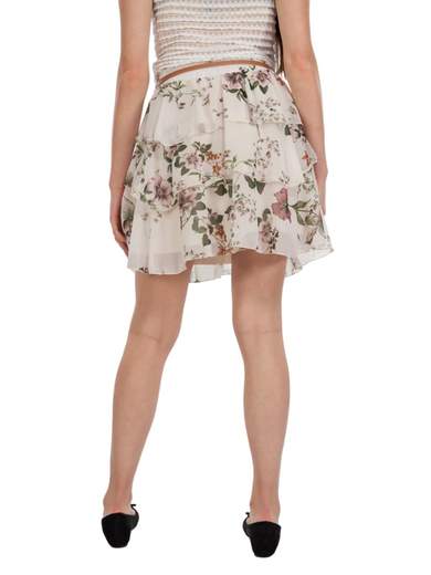 Tiered Floral Summer Skirt