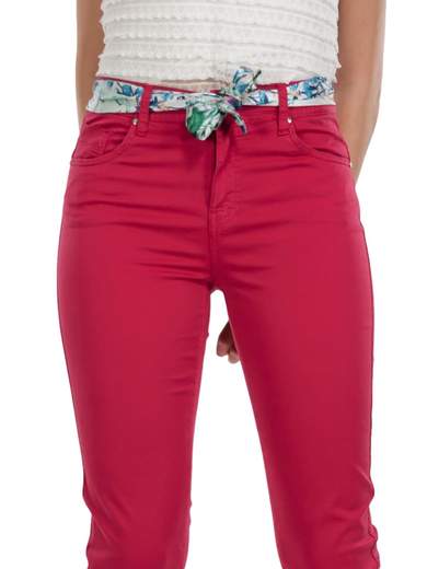 Pantaloni Capri Donna Estivo Leggeri Cotone Slim Fit