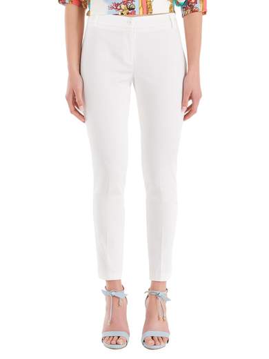 Women’s cropped straight-leg summer trousers slim fit