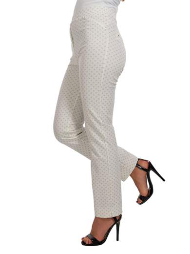 CARMEN Pantaloni Eleganti Donne Leggeri  Sigaretta Estivi Fantasia