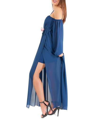 RINASCIMENTO Vestito Lungo Per Cerimonia Donna Stile Impero Elegante Damigelle