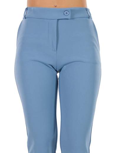 RINASCIMENTO Pantaloni donna eleganti a sigaretta in crepe elasticizzato PNTBSCRP