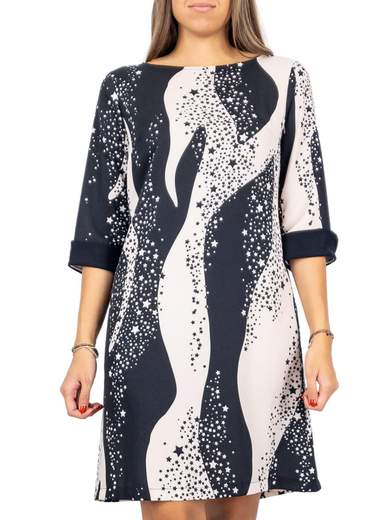 RINASCIMENTO Abito A Tunica Vestito Elegante Online Donna Manica Tre Quarti