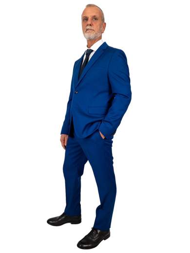 Abito cerimonia uomo Drop 8 con revers classico ed elegante