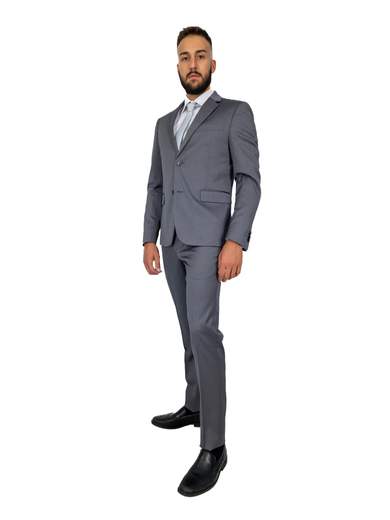 Abito cerimonia uomo Drop 8 con revers classico ed elegante