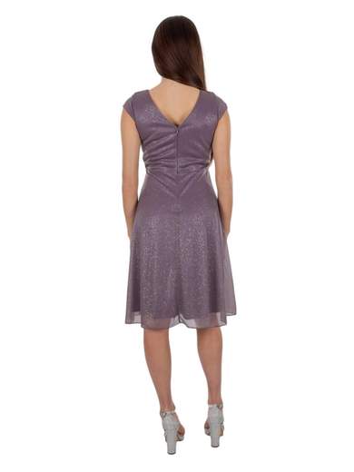 STRABELLO CERIMONIA Abito Cerimonia Corto Per Signora In Chiffon Glitterato