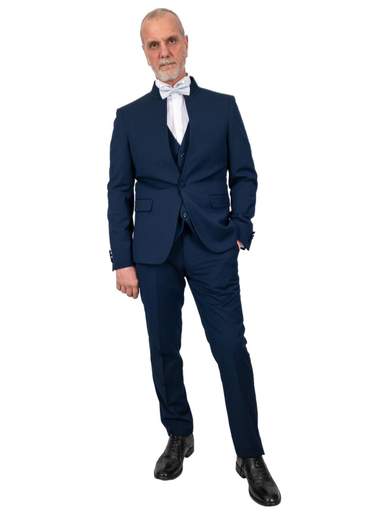 MARCEL MOREL Abito Uomo Elegante Giovanile Collo Coreana Completo Slim Fit Drop 8