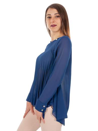 Elegant pleated women’s blouse Rinascimento