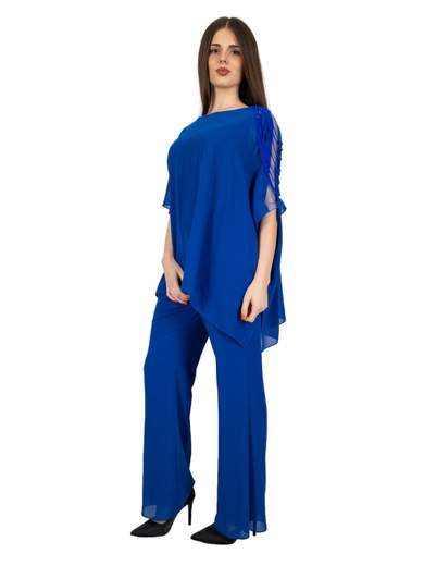 Elegant plus size chiffon outfit for women