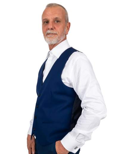 MARCEL MOREL Gilet Elegante Uomo Da Cerimonia Sottogiacca Slim Fit Drop 8