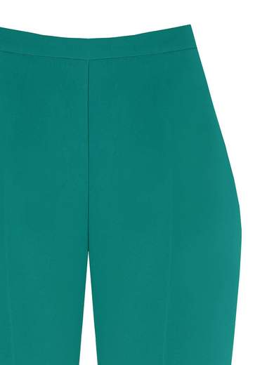Pantalone donna tecnico a vita alta curvy mid flared stretch