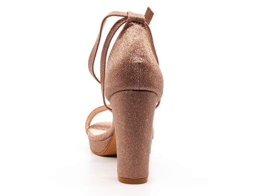 Elegant Women’s Ceremony Sandals with Block Heel