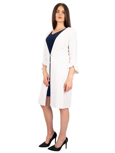 Frank Lyman Spolverino Elegante Da Cerimonia Donna Maniche Tre Quarti