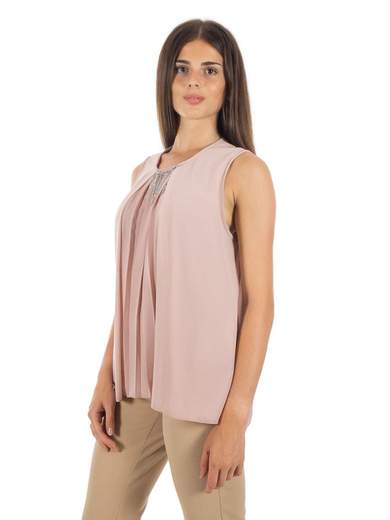 KITANA Top Donna Elegante Sottogiacca Per Cerimonia Con Strass