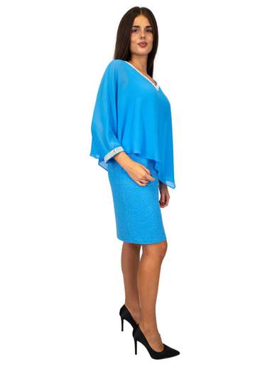Frank Lyman Vestito Elegante Donna Corto Abito A Tubino Da Cerimonia