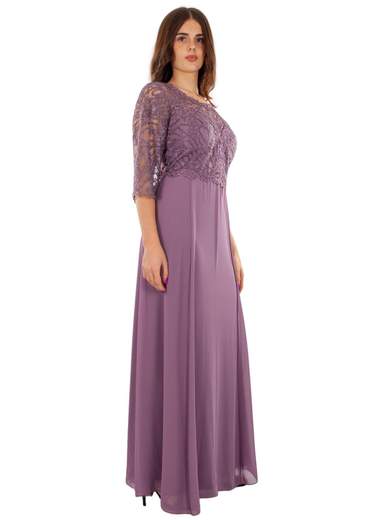 STRABELLO CERIMONIA Abito Da Cerimonia Lungo Stile Impero Mamma Sposa O Sposo