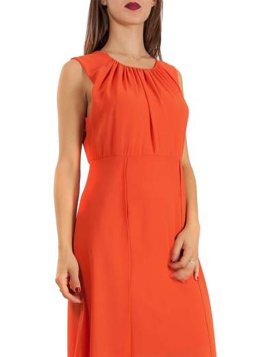 CARMEN Abito Midi Elegante Online Donna Estivo Leggero In Georgette