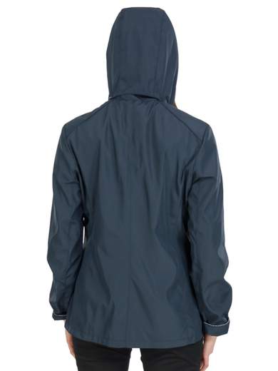 Giacca Donna Primavera Estiva Cappuccio Removibile Zip E Clip