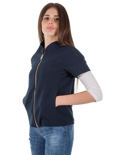 Giacca Donna Primavera Maniche Removibili Eg1703
